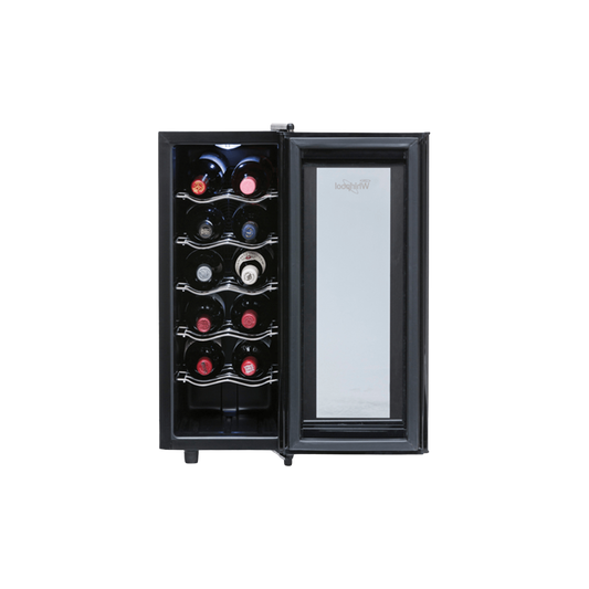 Cava de vinos 12 botellas Negro