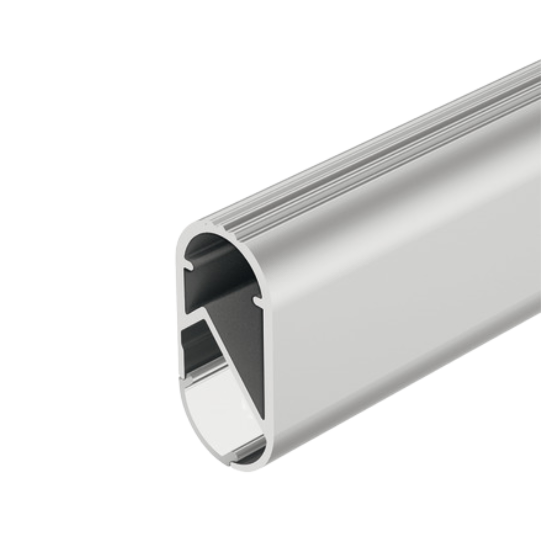 Riel para clóset, Perfil Häfele Loox 5105 para tiras LED de 10 mm