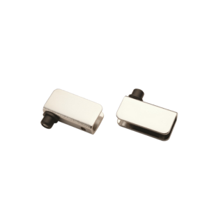 079-0491 Bisagra para Vidrio tornillo fierro cromo