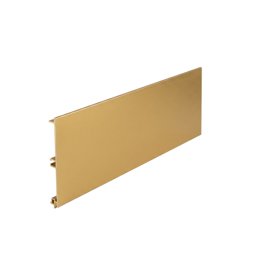 Zoclo Cerrajes L=4 m H=10CM y 15CM Aluminio Anodizado gold mate