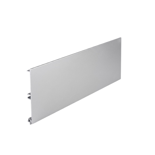 Zoclo Cerrajes L=4 m H=10CM y 15CM Aluminio Anodizado plata