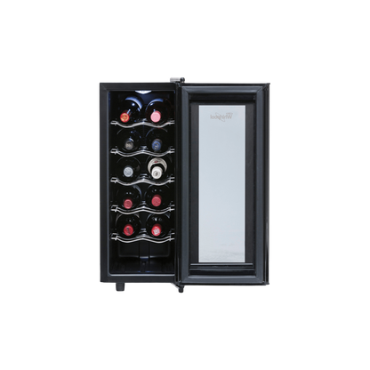 Cava de vinos 12 botellas Negro