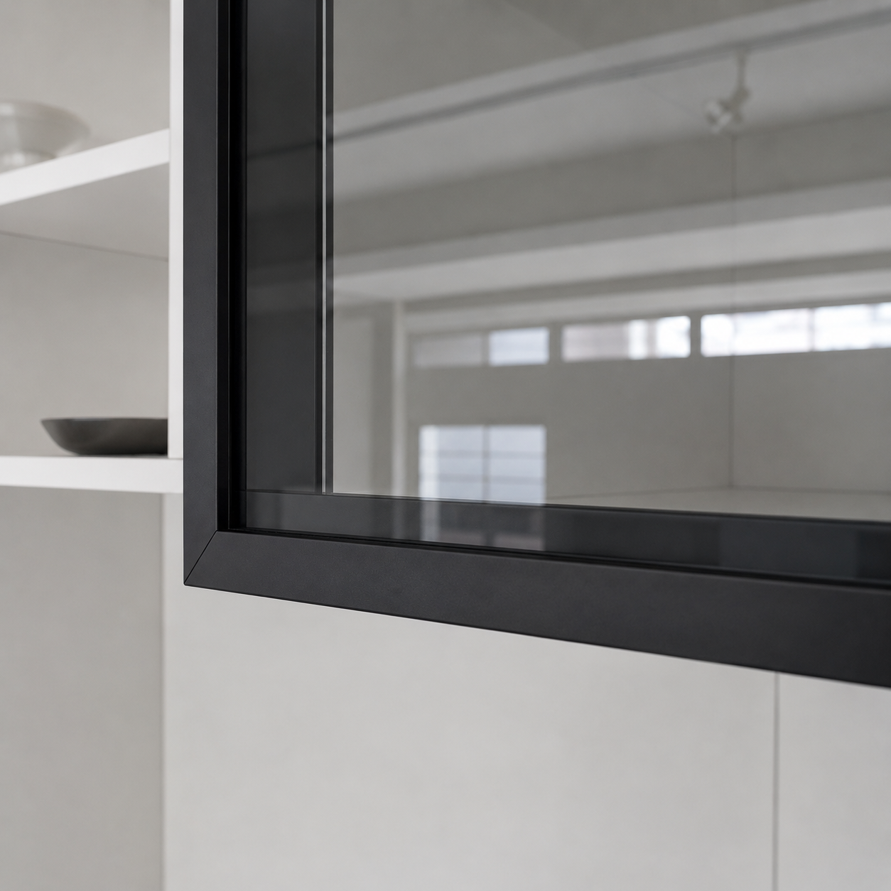Perfil aluminio 4022 Champagne 45×20 mm para cristal L=3m E42
