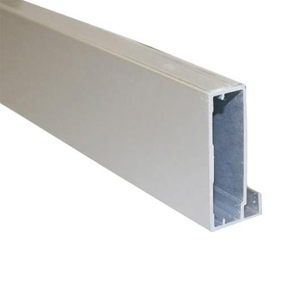Perfil 4022 45×20 mm para cristal L=3m E42 Aluminio anodizado natural mate