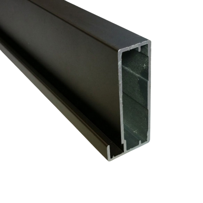 Perfil aluminio 4022 Champagne 45×20 mm para cristal L=3m E42