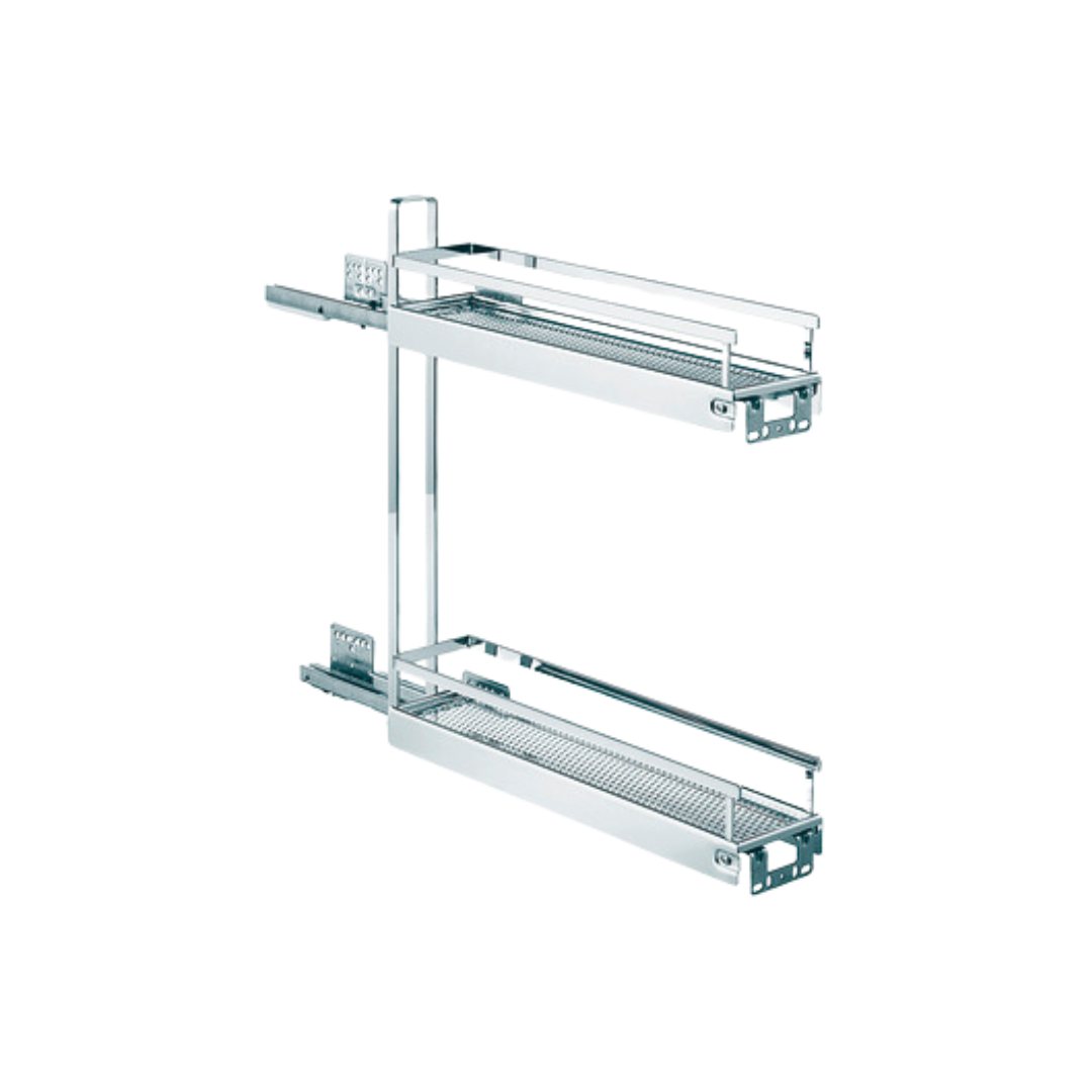 Removable front panel for lower cabinet 