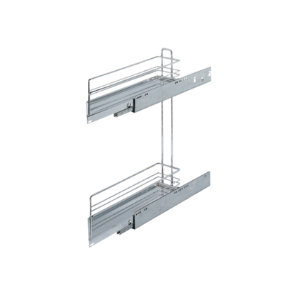 Removable front panel for lower cabinet 