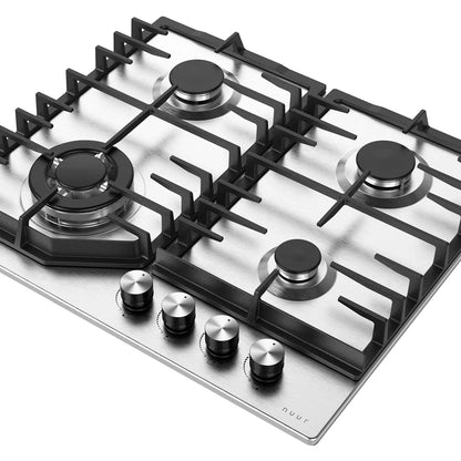 Parrilla de gas empotrable 4 quemadores