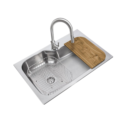 TEKA. Kit de fregadero Tekaway modelo DM 33.22 1C 938 con tabla para picar.
