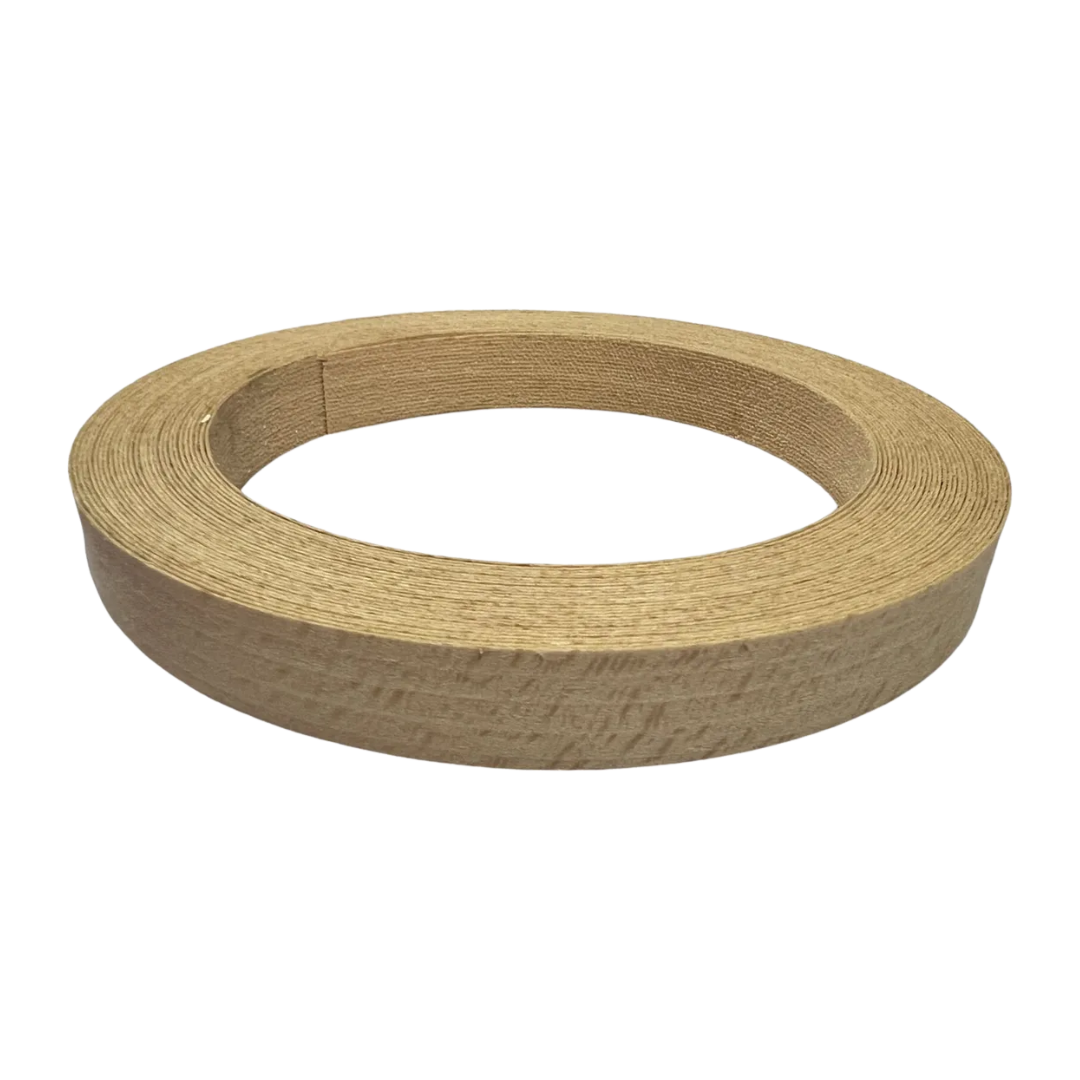 Cintilla Madera natural PreEngomada Haya 16mm
