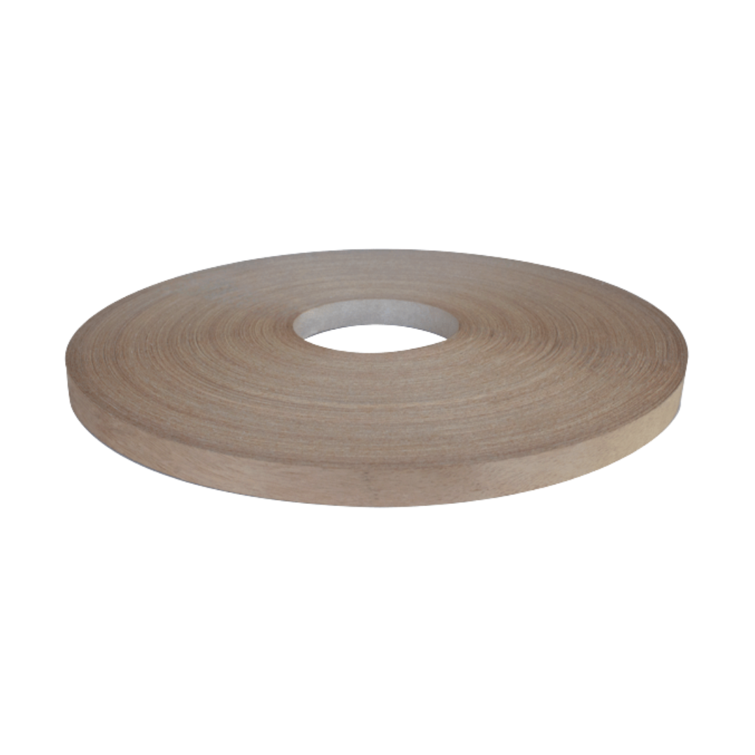 Pre-Gumbed Natural Wood Band Mahogany Veneer 38mm 