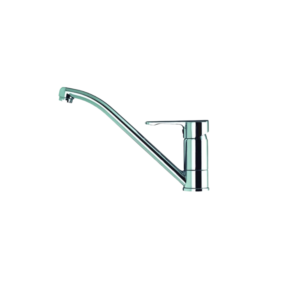 Teka llave Monomando Cromo Extreme Glow con caño giratorio