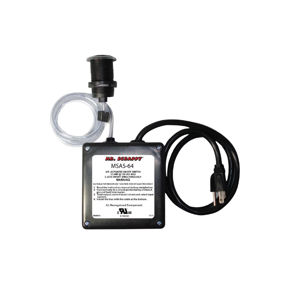 Mr. Scrappy Msas-64 Dual Outlet Air Switch 